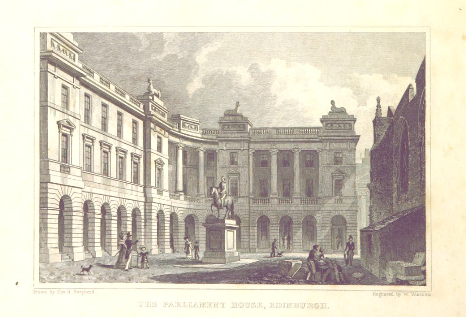 MA(1829) p.128 - The Parliament House, Edinburgh - Thomas Hosmer Shepherd