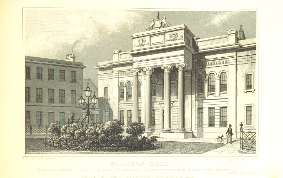Salters Hall - Shepherd, Metropolitan Improvements (1828), p273