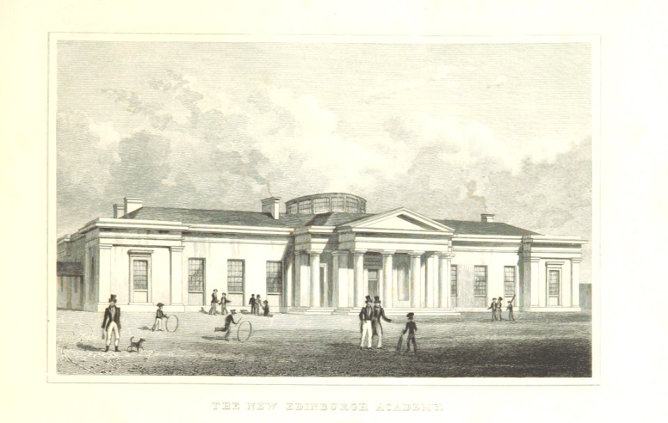 MA(1829) p.161 - The new Edinburgh Academy - Thomas Hosmer Shepherd