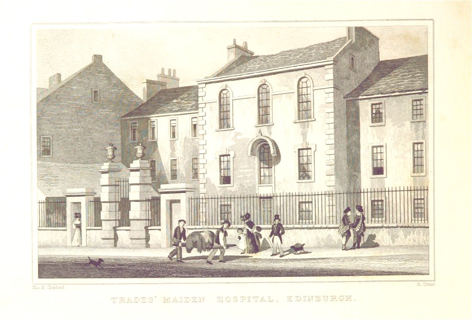 MA(1829) p.174 - Trades' Maiden Hospital, Edinburgh - Thomas Hosmer Shepherd