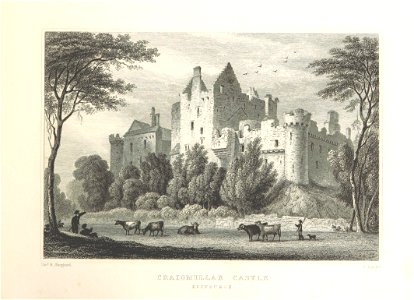 MA(1829) p.179 - Craigmillar Castle, Edinburgh - Thomas Hosmer Shepherd. Free illustration for personal and commercial use.