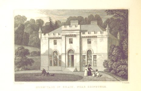 MA(1829) p.176 - Hermitage of Braid, near Edinburgh - Thomas Hosmer Shepherd