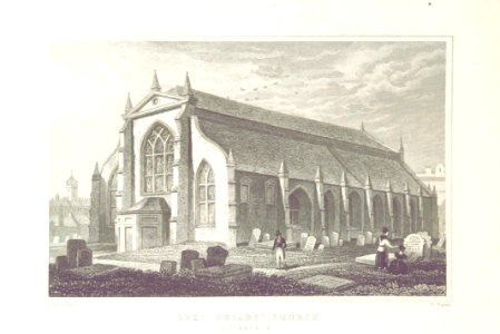 MA(1829) p.182 - Grey Friars' Church, Edinburgh - Thomas Hosmer Shepherd