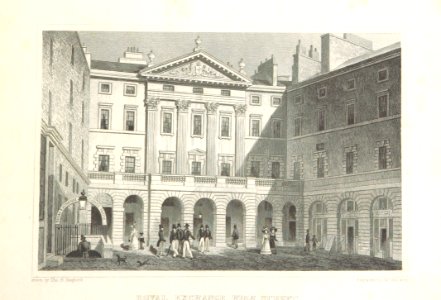 MA(1829) p.095 - Royal Exchange, High Street, Edinburgh - Thomas Hosmer Shepherd