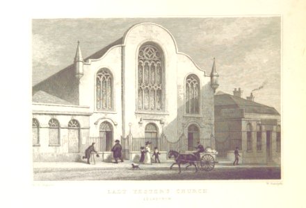 MA(1829) p.198 - Lady Yester's Church, Edinburgh - Thomas Hosmer Shepherd. Free illustration for personal and commercial use.