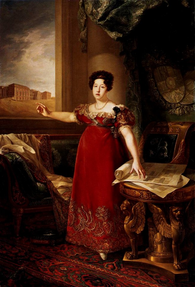 Bernardo López Y Piquer - Queen Maria Isabel de Braganza - WGA13452
