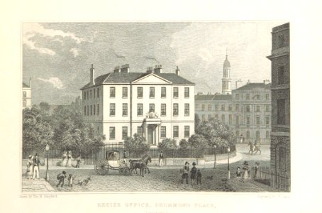 MA(1829) p.201 - Excise Office, Drummond Place, Edinburgh - Thomas Hosmer Shepherd