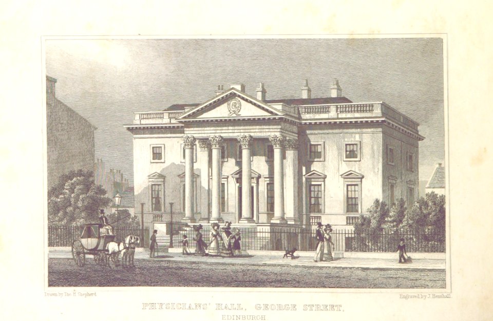 MA(1829) p.124 - Physicians' Hall, George Street, Edinburgh - Thomas Hosmer Shepherd