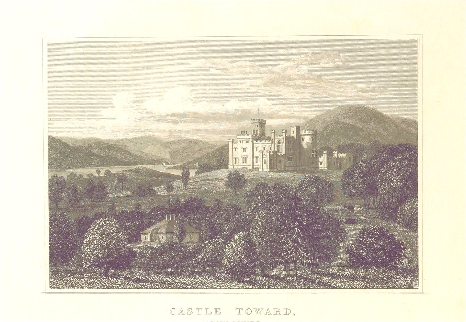 MA(1829) p.216 - Castle Toward - John Preston Neale