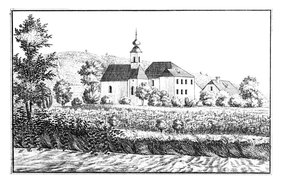 183 Schloss Melling, Mellinghof Maribor - J.F.Kaiser Lithografirte Ansichten der Steiermark 1830
