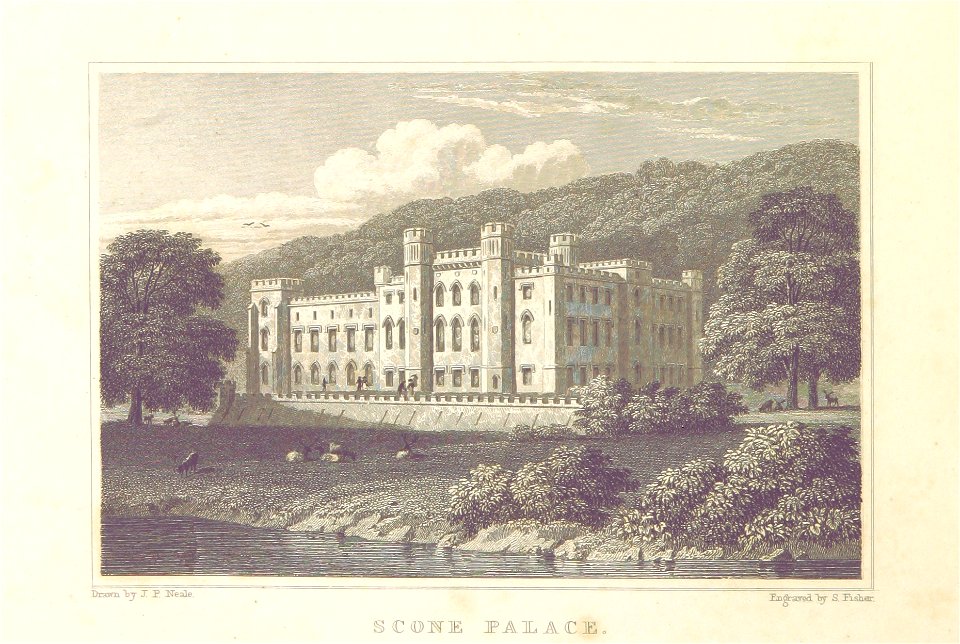 MA(1829) p.272 - Scone Palace - John Preston Neale