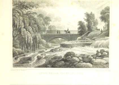 MA(1829) p.163 - Stock Bridge, Water of Leith - Thomas Hosmer Shepherd