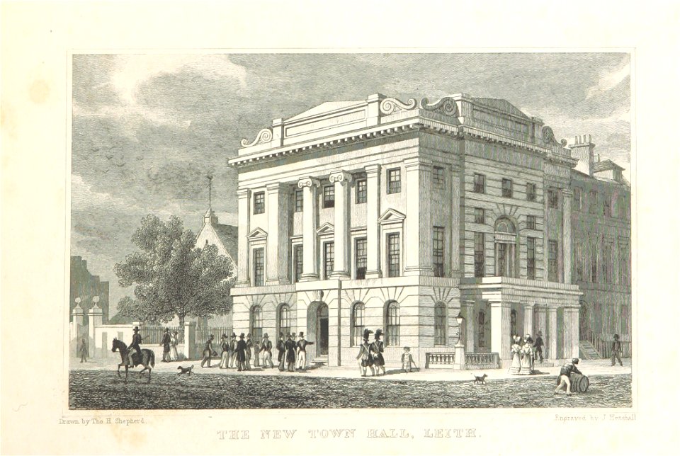 MA(1829) p.045 - The New Town Hall, Leith - Thomas Hosmer Shepherd