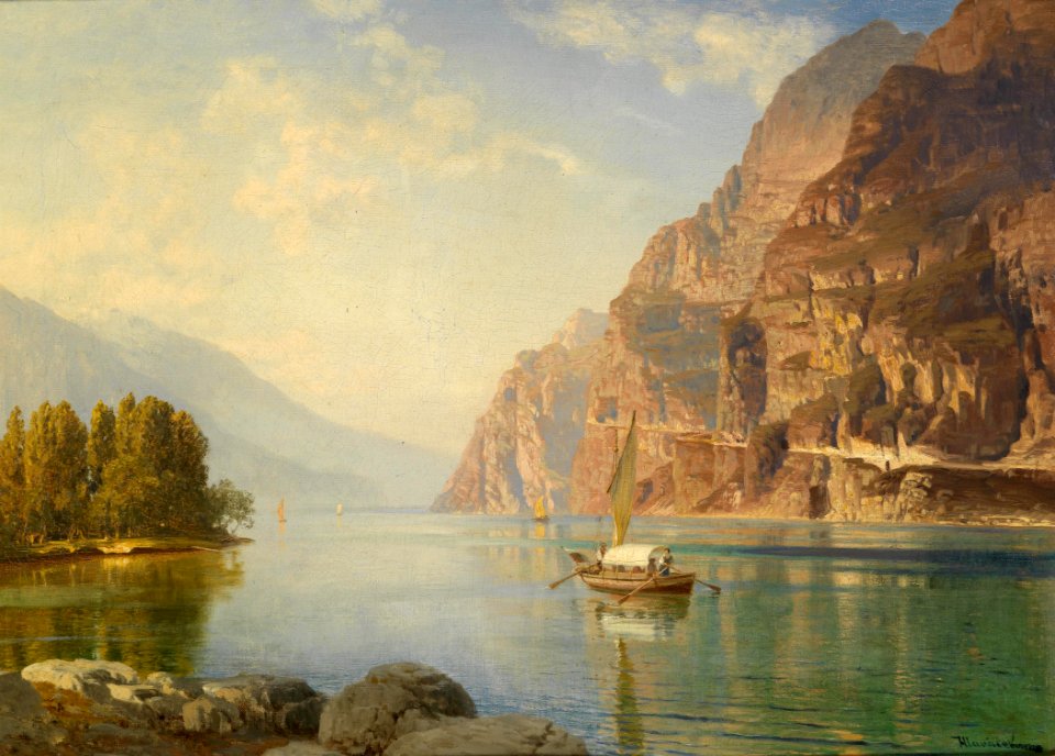 Anton Hlavacek Partie am Comer See
