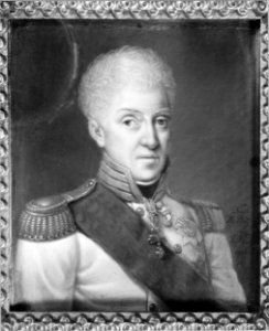 Anton I, 1755-1836, kung av Sachsen, pendang till NMDs 1889 (Friedrich Anton Joseph Kühne) - Nationalmuseum - 28748