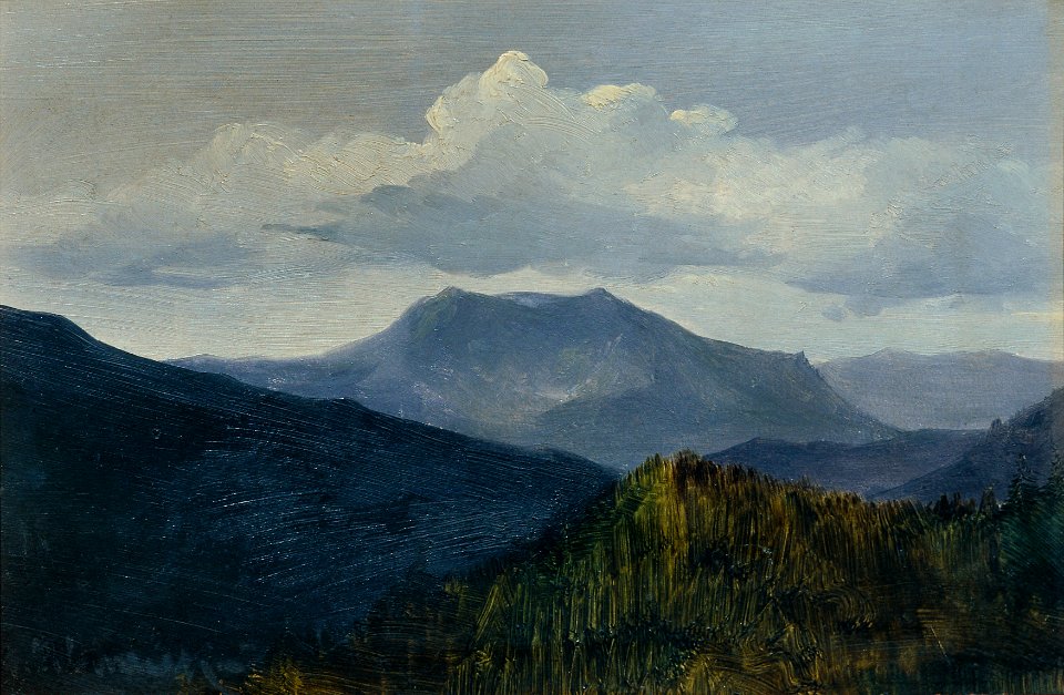 Anton Hlávacek - Der Schneeberg bei Gutenstein - 5555 - Österreichische Galerie Belvedere