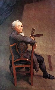 Anton Graff - Self-Portrait at the Age of 58 - WGA10350