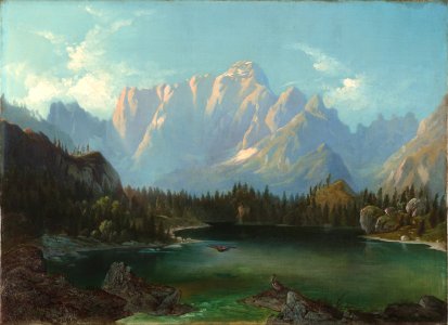Anton Karinger - Mangartsko jezero