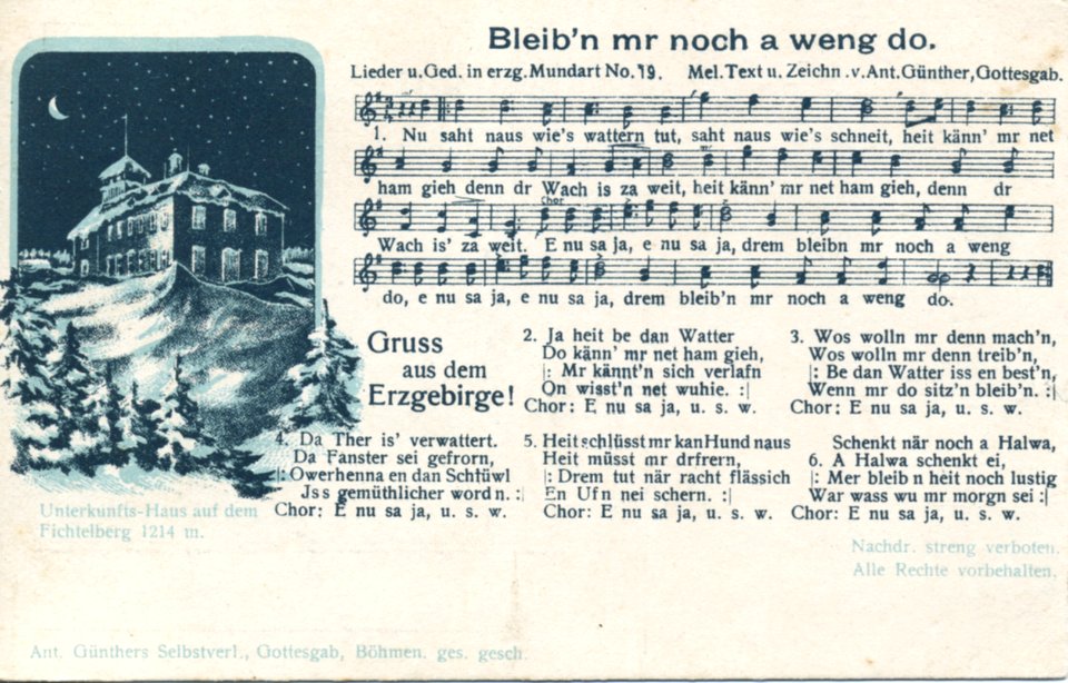 Anton Günther - Bleibn mr noch a weng do Nr. 19