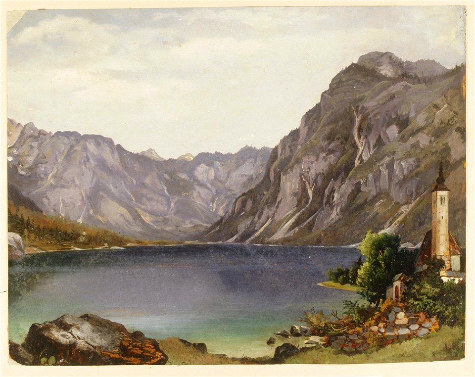 Anton Karinger - Bohinjsko jezero (2)