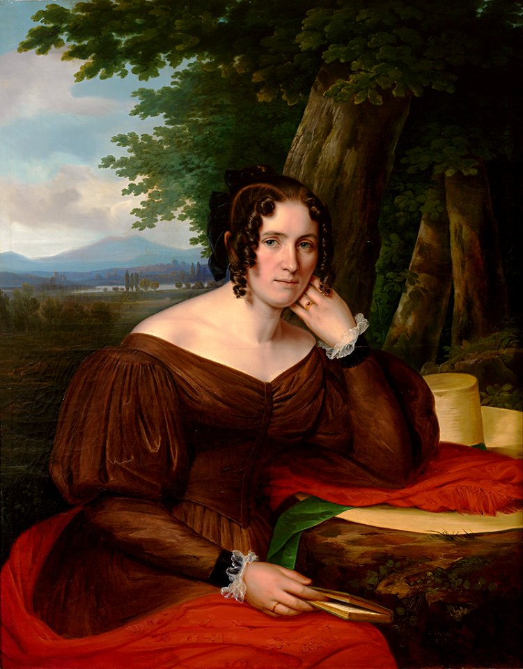 Anton Knapp Portrait Nanette Camozzi 1832