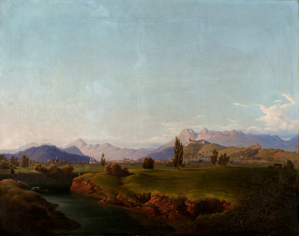 Anton Karinger - Ljubljana z Ižice