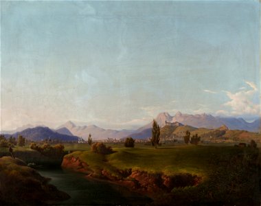 Anton Karinger - Ljubljana z Ižice