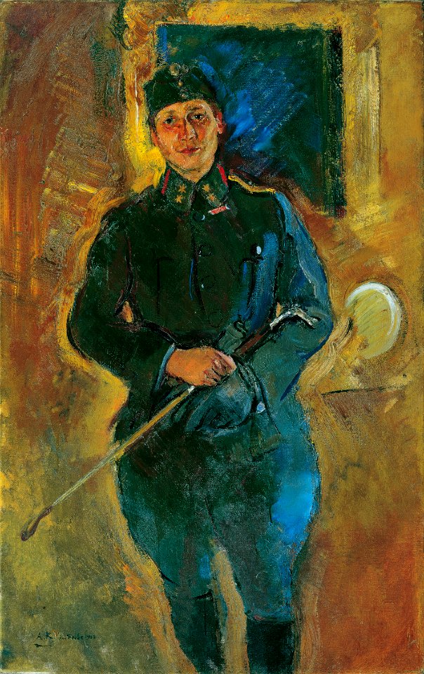 Anton Kolig - Otto von Aichelburg-Zossenegg als Kavallerieoberleutnant - 4797 - Belvedere