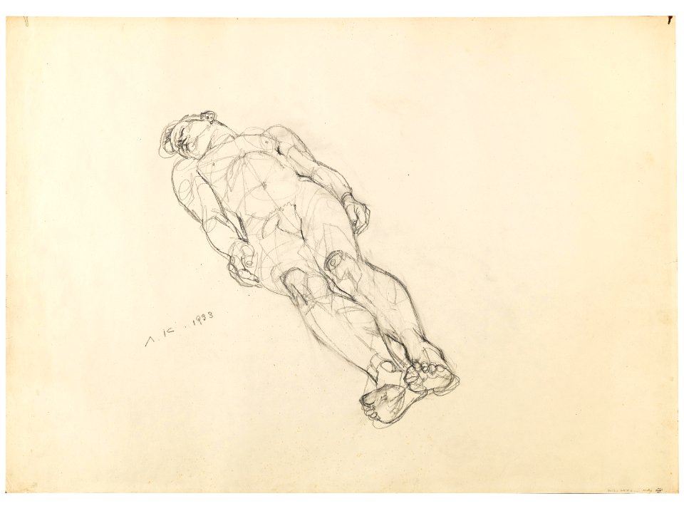 Anton Kolig Liegender männlicher Akt 1933