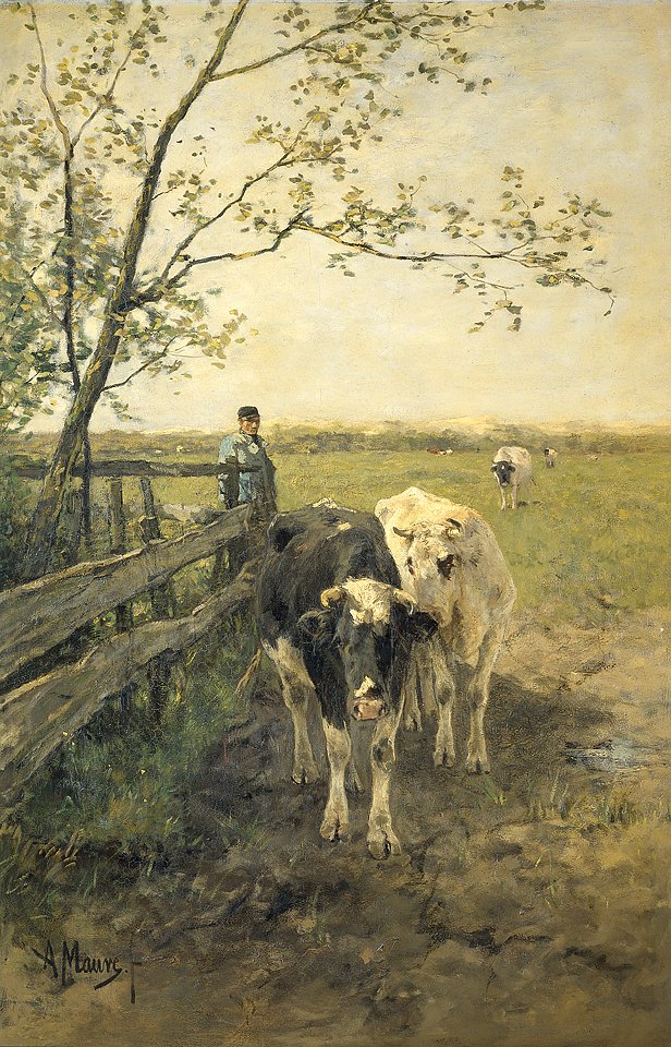 Anton Mauve - De melkbocht
