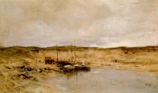 Anton Mauve - Afzanderij bij Scheveningen