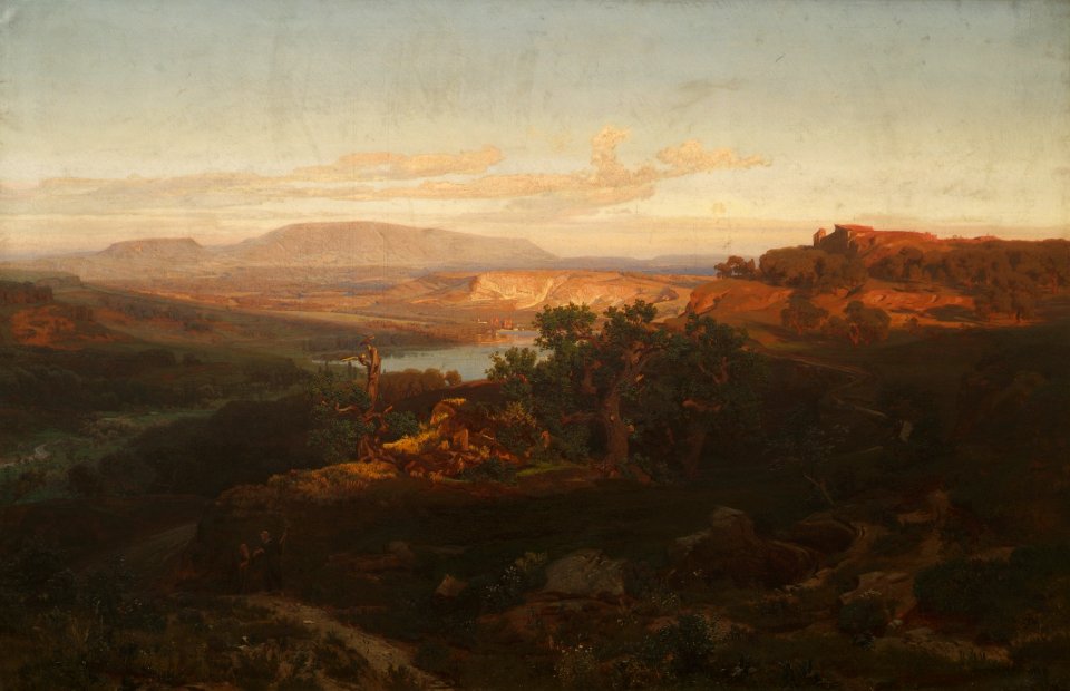 Anton Hlávacek - Gegend in der Rheinpfalz - 3095 - Österreichische Galerie Belvedere