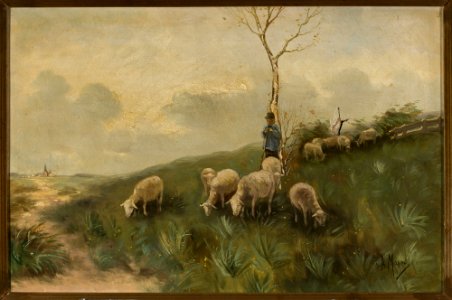 Anton Mauve - Shepherd and sheep - M.Ob.1880 MNW - National Museum in Warsaw