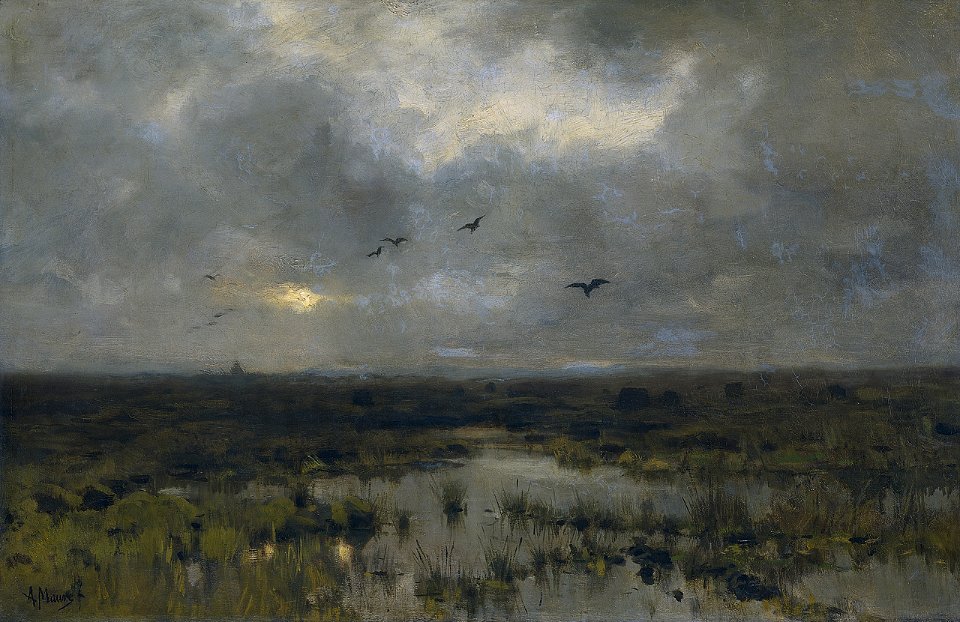 Anton Mauve - Het moeras