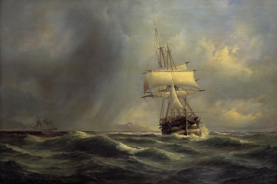 Anton Melbye - Marine - 1851