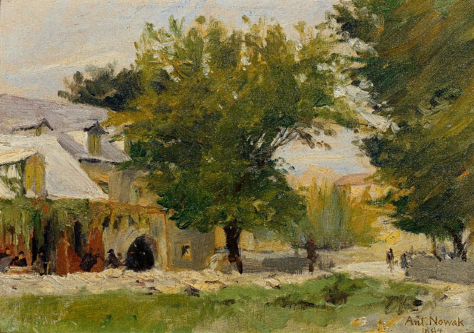 Anton Nowak - Gasthaus in Salona an der Straße nach Glisse - 3225 - Österreichische Galerie Belvedere