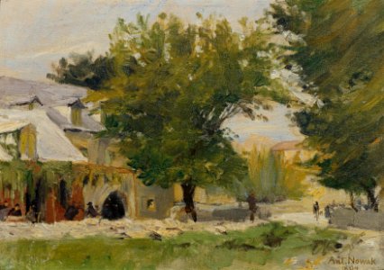Anton Nowak - Gasthaus in Salona an der Straße nach Glisse - 3225 - Österreichische Galerie Belvedere