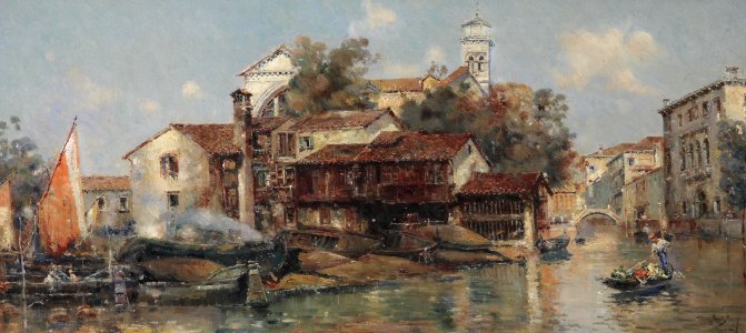 Anton Maria de Reyna-Manescau Gondelwerft San Trovasi