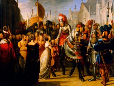 Anton Petter - Der Einzug Kaiser Maximilians I. in Gent - 3722 - Kunsthistorisches Museum
