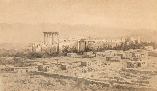 Anton Perko Der Tempel von Baalbek