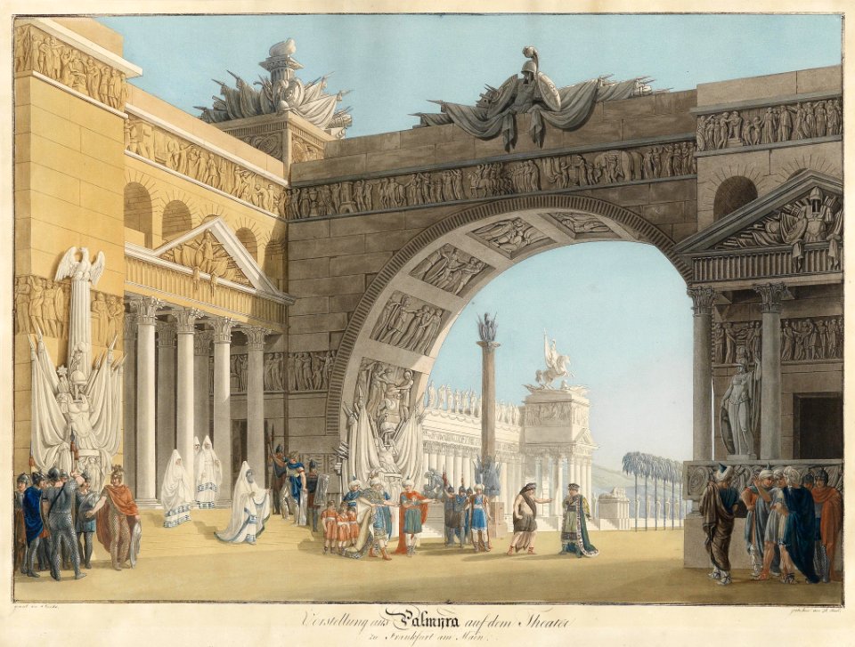 Anton Radl Bühnenbild Palmyra