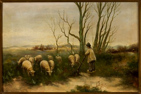 Anton Mauve - Shepherd and sheep - M.Ob.1881 MNW - National Museum in Warsaw