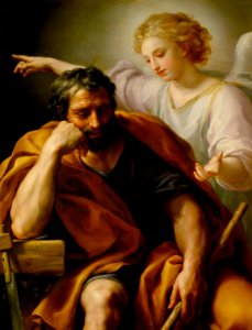 Anton Raphael Mengs - Traum des Hl. Joseph - GG 124 - Kunsthistorisches Museum. Free illustration for personal and commercial use.