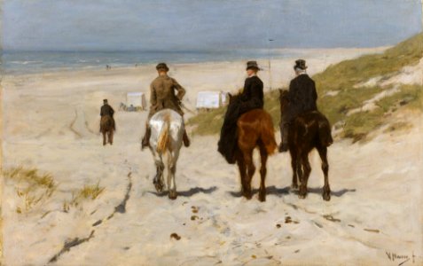 Anton Mauve, Morgenrit langs het strand