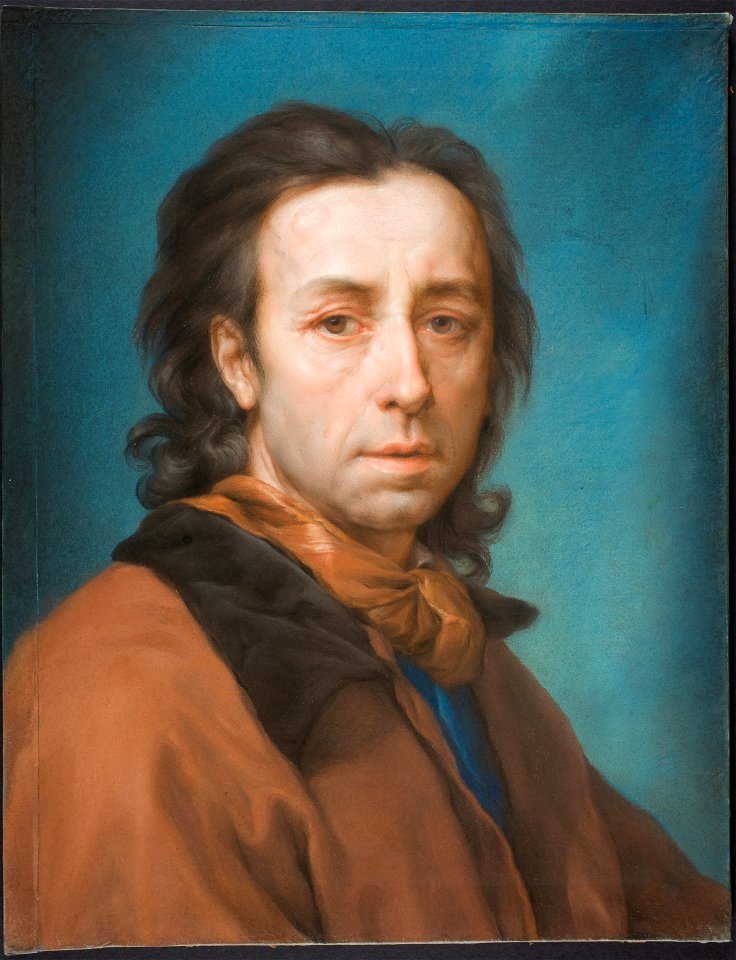 Anton Raphael Mengs by Anna Maria Mengs. Second half of the XVIII Century. Free illustration for personal and commercial use.