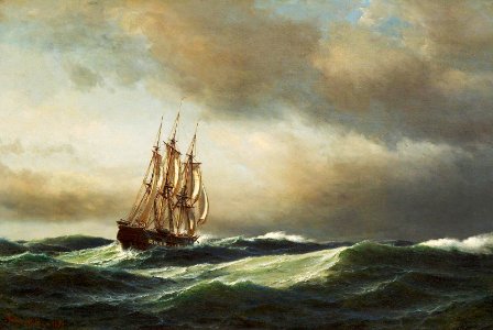 Anton Melbye - View of the Adriatic