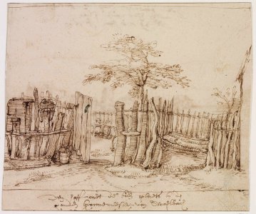 Anton Mirou - The Yard of the Old Well-Digger