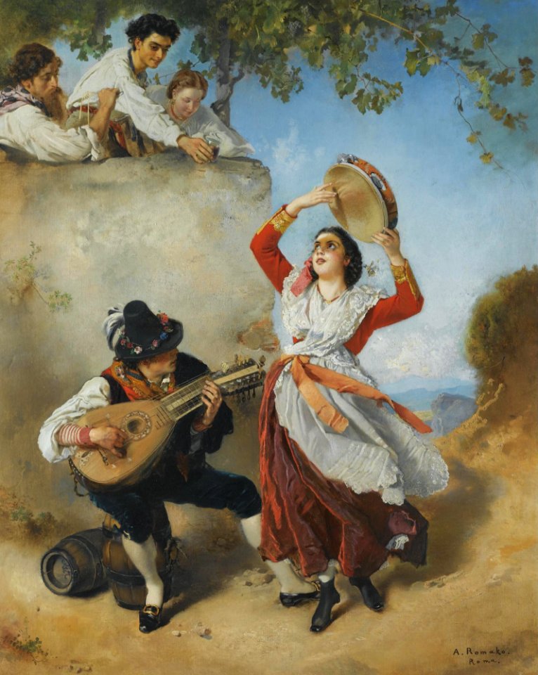 Anton Romako - Bettelmusikanten