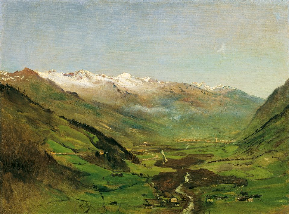 Anton Romako - Das Gasteinertal I - 1162 - Österreichische Galerie Belvedere