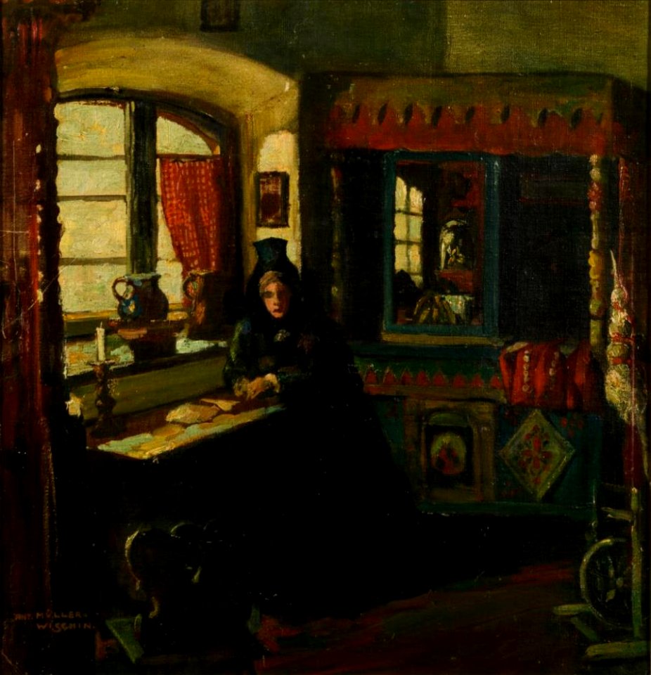 Anton Müller-Wischin Bauernstube